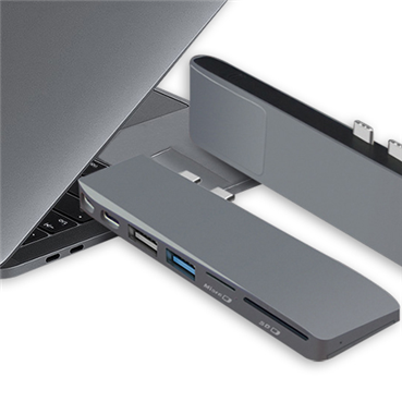 Dual USB C Docking Station 8 in 1